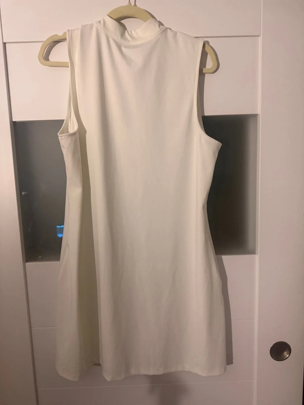Tommy Bahama Sleeveless Zip-Neck Midi Dress in Cream - Picture 2 of 3